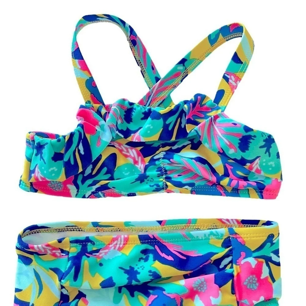 Cat & Jack Toddler Girl Floral Bikini Swimsuit Set